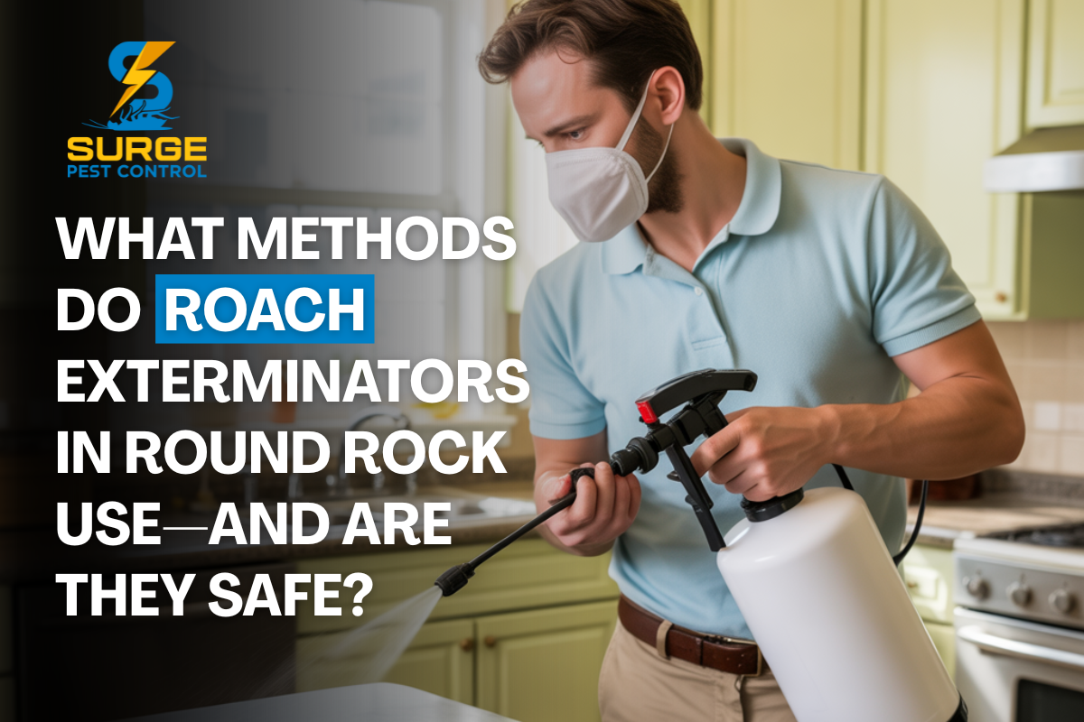 What Methods Do Roach Exterminators in Round Rock Use—and Are They Safe?
