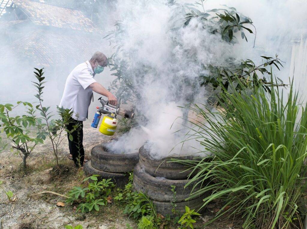 Professional mosquito pest control in Round Rock, TX protecting outdoor living areas